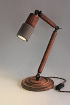 Atolye Store-Ahşap/Beton Masa Lambası-Masa Lambası-1-Milagron.com