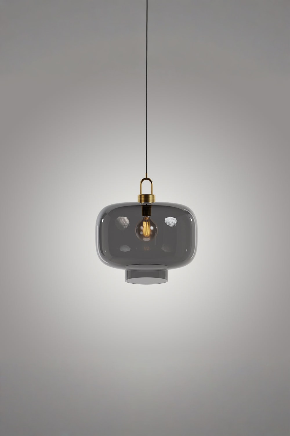 Atolye Store-Bakü Cam Sarkıt Füme-Avize-1-Milagron.com