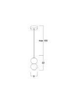 Atolye Store-Bon Bon Tekli Küçük Modül-Avize-3-Milagron.com