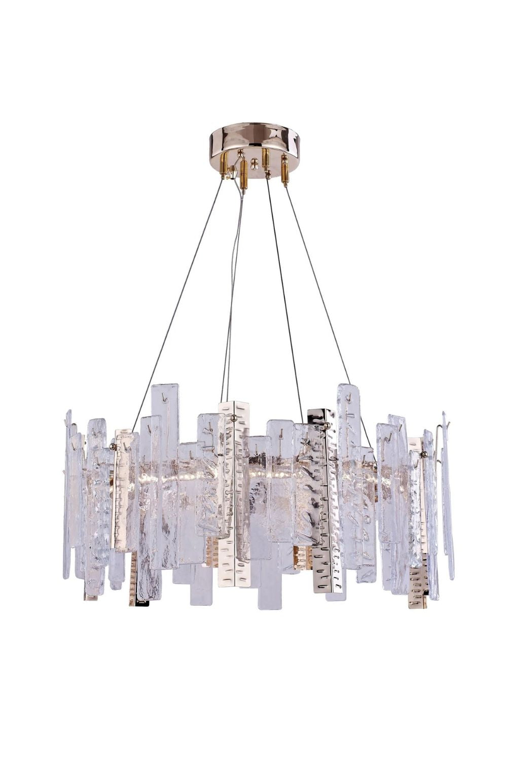 Bristol Kristal Camlı Lineer Avize - 1