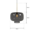 Atolye Store-Büyük Kalıp Cam Sarkıt İkili Füme-4-Milagron.com
