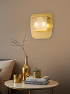 Atolye Store-Daisy Kesik Beyaz Cam Aplik-Aplik-2-Milagron.com