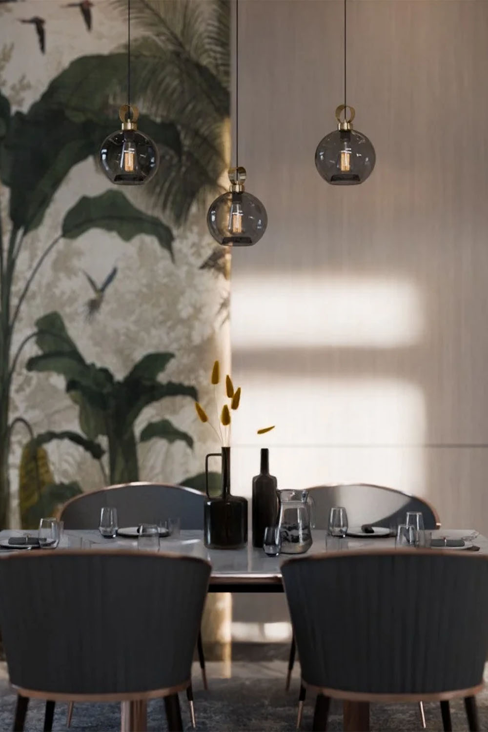 Atolye Store-Disko Üçlü Set Elma Large Cam-Avize-4-Milagron.com