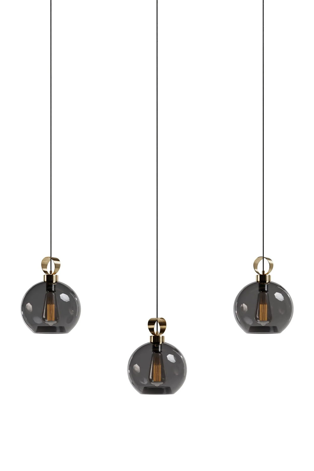 Atolye Store-Disko Üçlü Set Elma Large Cam-Avize-6-Milagron.com