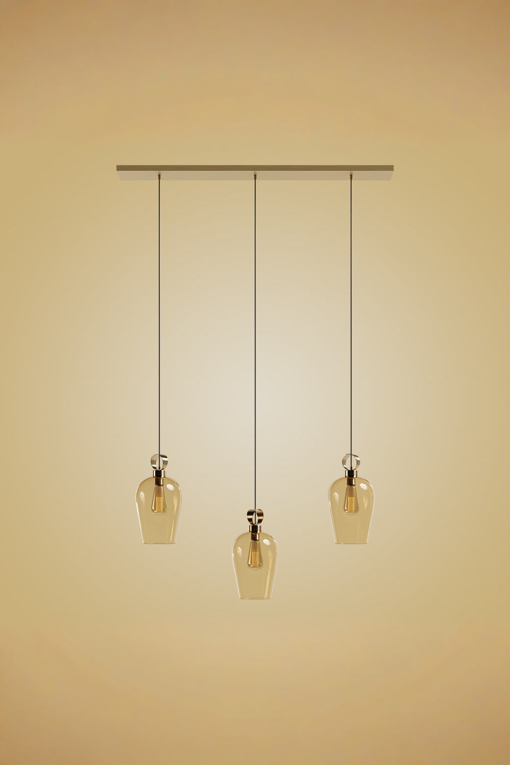 Atolye Store-Disko üçlü Set Vazo Large Cam-Avize-1-Milagron.com