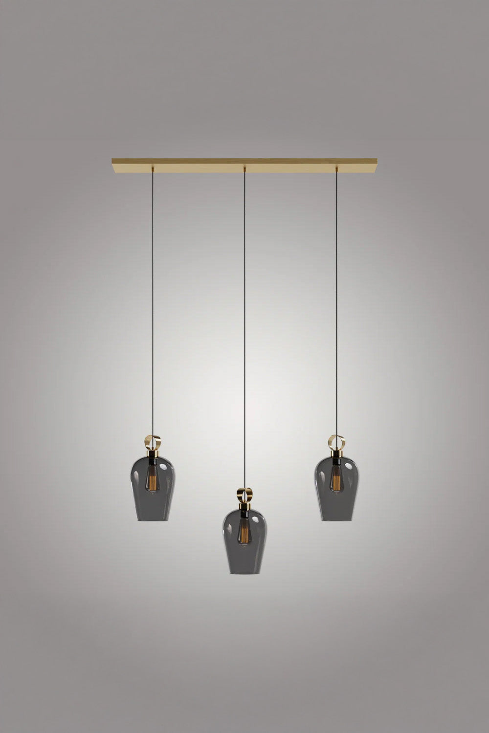 Atolye Store-Disko Üçlü Set Vazo Large Cam-Avize-1-Milagron.com