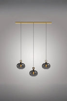 Atolye Store-Disko Üçlü Set Yassı Large Cam-Avize-1-Milagron.com