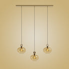 Atolye Store-Disko üçlü Set Yassı Large Cam-Avize-2-Milagron.com