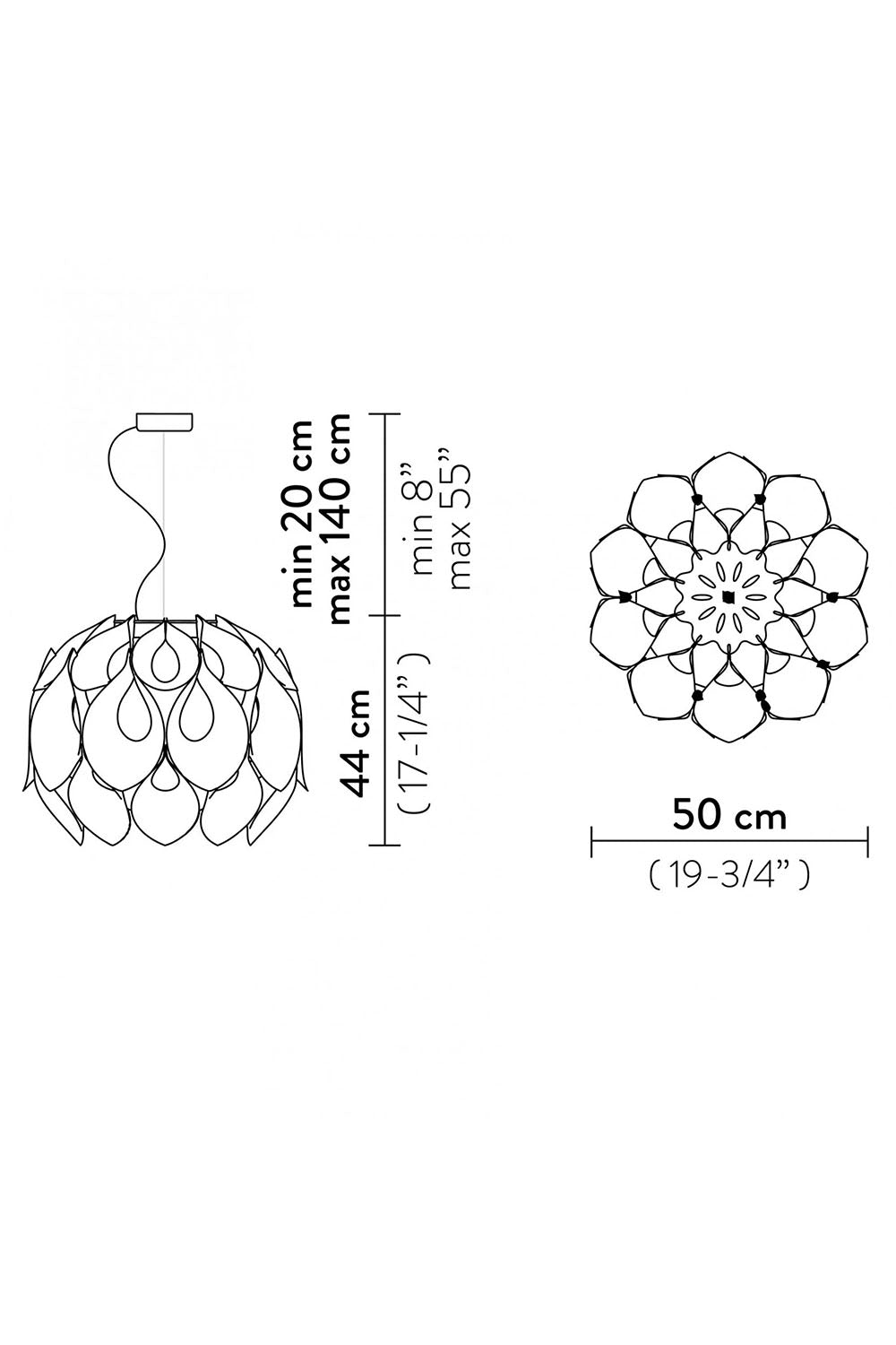 Atolye Store-Flora Sarkıt Büyük-Avize-3-Milagron.com