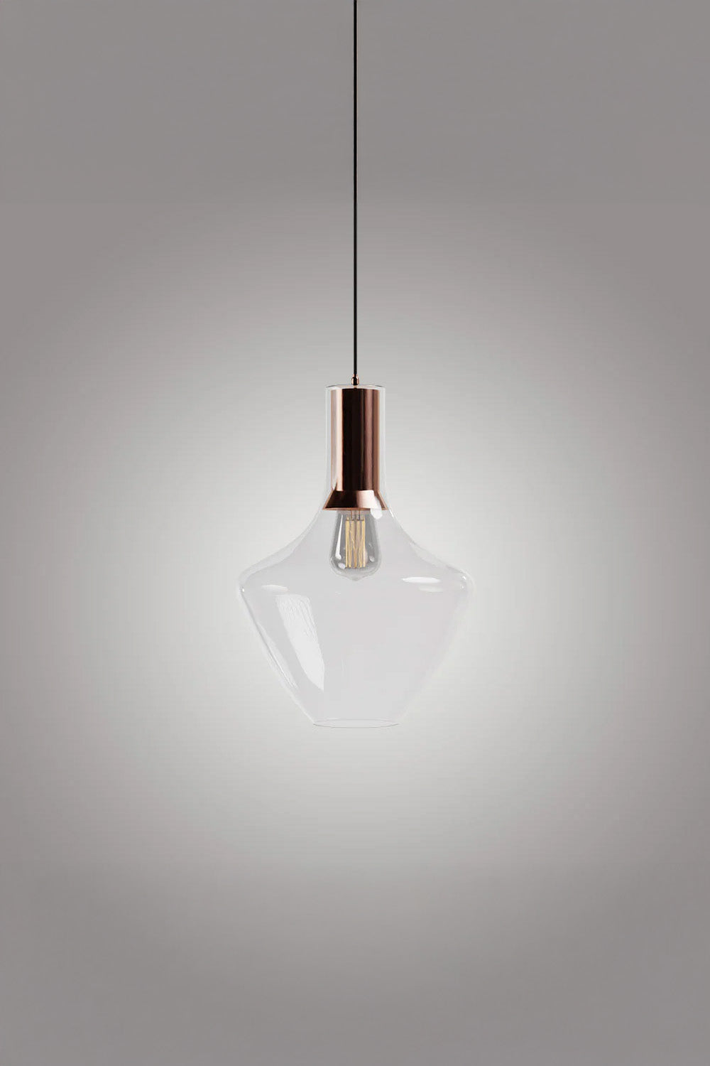 Atolye Store-Fungi Beykoz Cam Sarkıt Amber / Bakır-Avize-2-Milagron.com