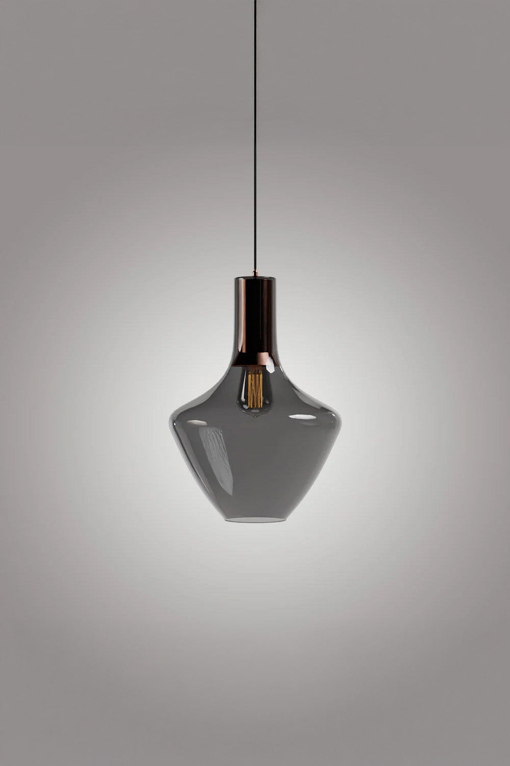 Atolye Store-Fungi Beykoz Cam Sarkıt Amber / Bakır-Avize-3-Milagron.com