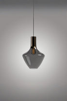 Atolye Store-Fungi Beykoz Cam Sarkıt Füme / Pirinç-Avize-1-Milagron.com