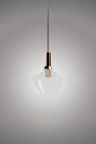 Atolye Store-Fungi Beykoz Cam Sarkıt şeffaf / Bakır-Avize-1-Milagron.com