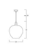 Atolye Store-Fungi Elma Füme Sarkıt-Avize-5-Milagron.com