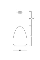 Atolye Store-Fungi Yumurta Amber Sarkıt-Avize-5-Milagron.com