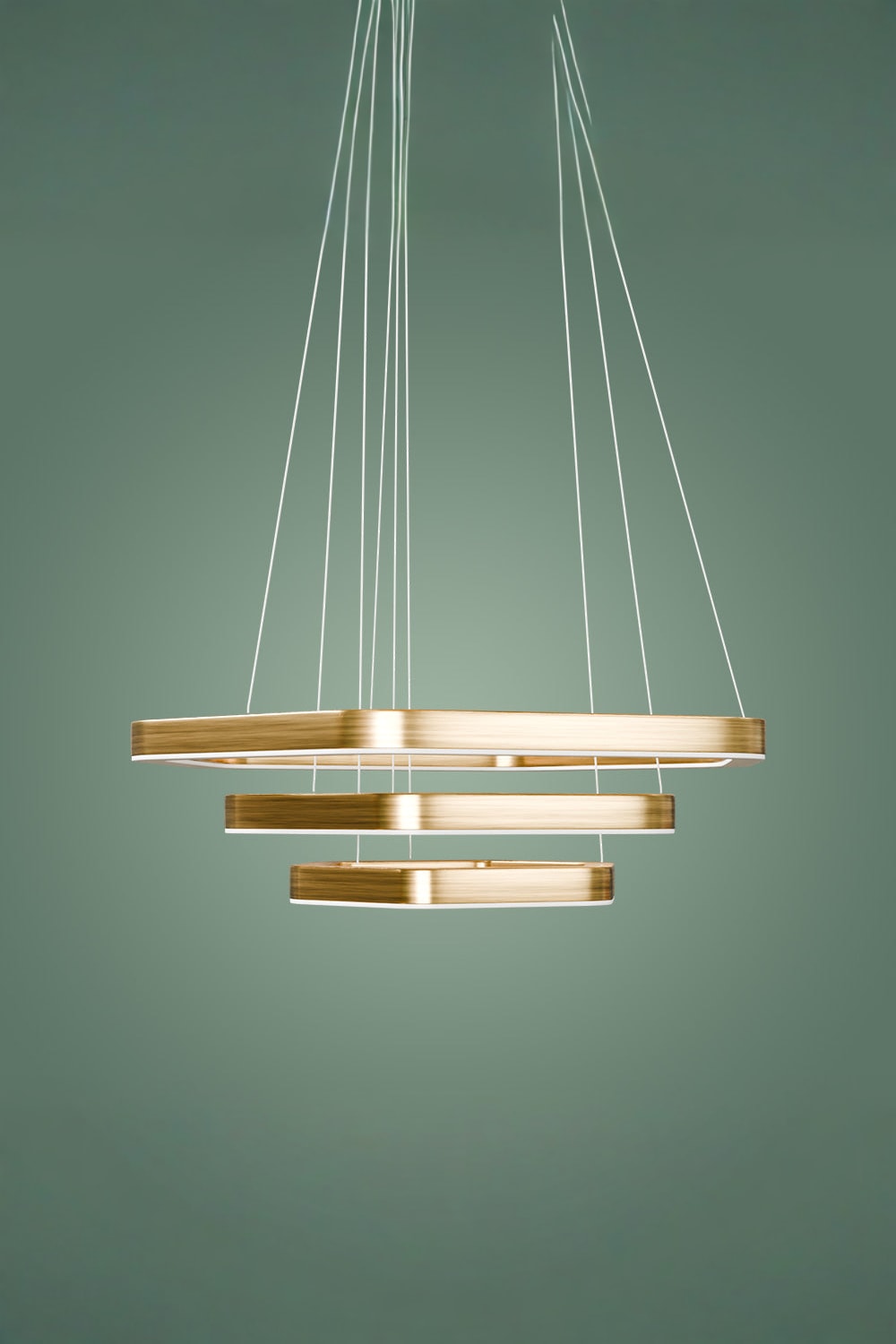 Atolye Store-Galaksi Altıgen Pirinç Lineer Avize-Avize-1-Milagron.com