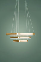 Atolye Store-Galaksi Altıgen Pirinç Lineer Avize-Avize-1-Milagron.com