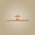 Atolye Store-Galeta Tablo Apliği Mat Pirinç-Aplik-6-Milagron.com