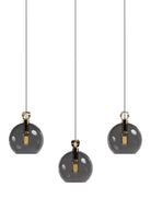 Atolye Store-Globe Pirinç Detaylı üçlü Set Lineer-Avize-9-Milagron.com