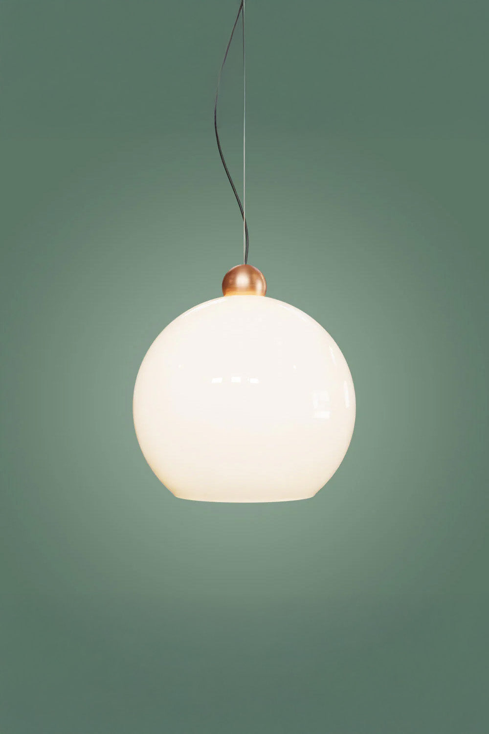 Atolye Store-Globe Sarkıt Mat Bakır Parlak Beyaz 20 Cm-Avize-10-Milagron.com