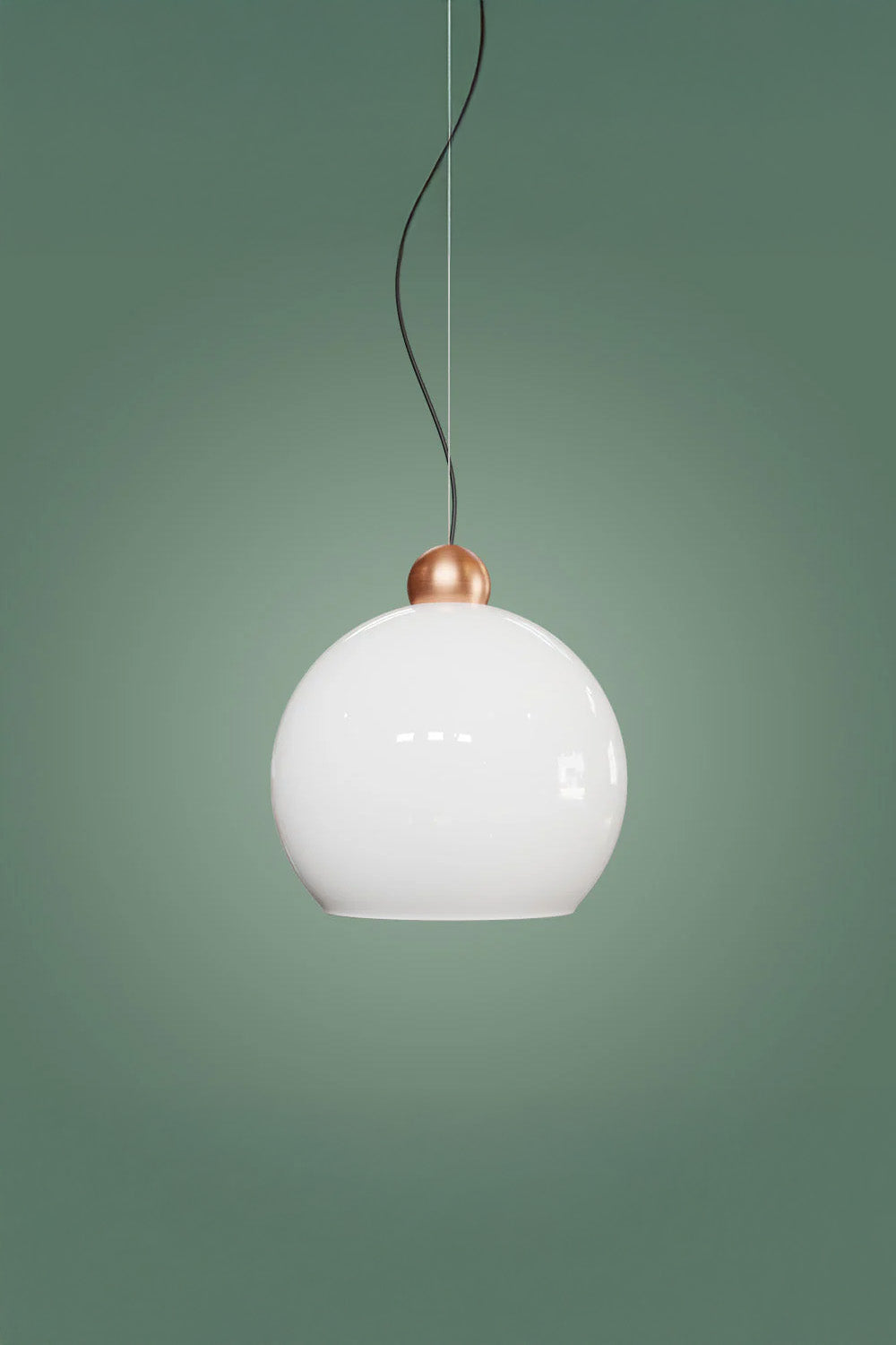 Atolye Store-Globe Sarkıt Mat Bakır Parlak Beyaz 20 Cm-Avize-5-Milagron.com