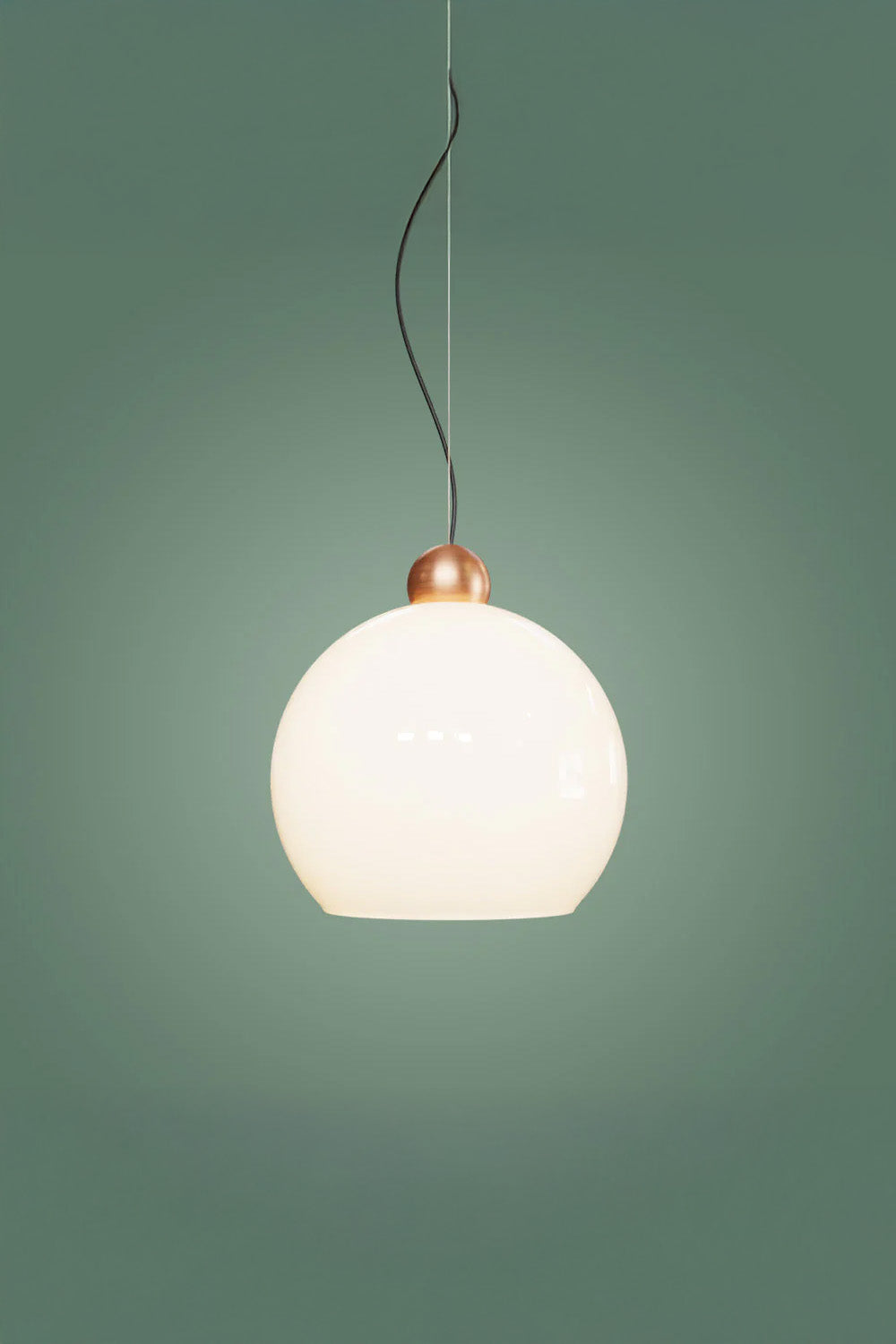 Atolye Store-Globe Sarkıt Mat Bakır Parlak Beyaz 20 Cm-Avize-6-Milagron.com