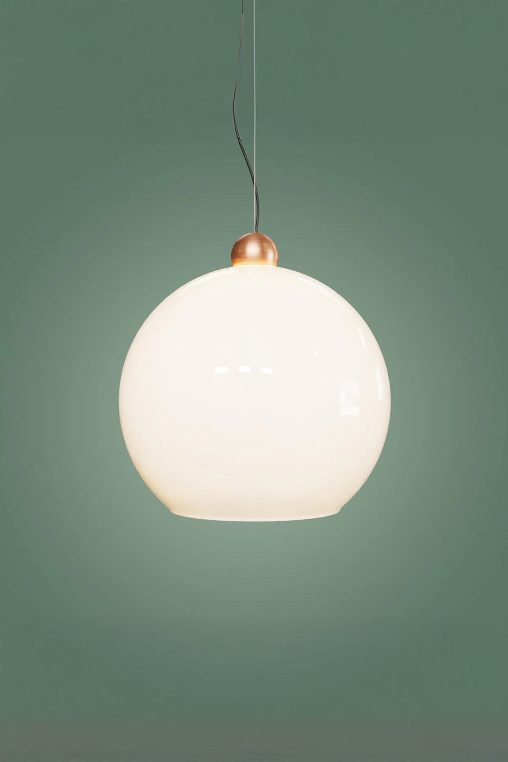 Atolye Store-Globe Sarkıt Mat Bakır Parlak Beyaz 20 Cm-Avize-8-Milagron.com