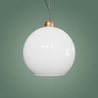 Atolye Store-Globe Sarkıt Mat Bakır Parlak Beyaz 20 Cm-Avize-9-Milagron.com