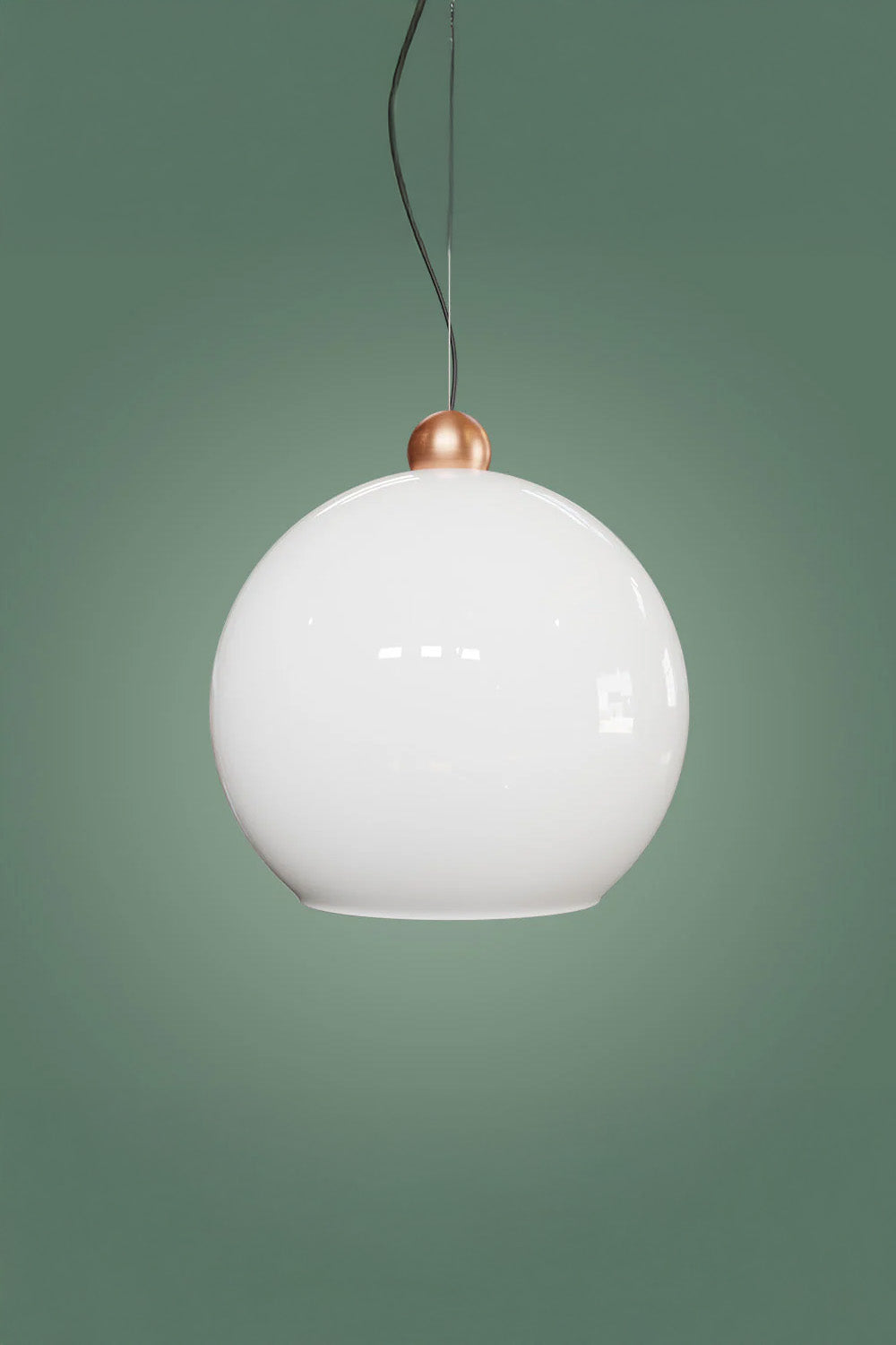 Atolye Store-Globe Sarkıt Mat Bakır Parlak Beyaz 20 Cm-Avize-9-Milagron.com