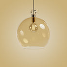 Atolye Store-Globe Sarkıt Mat Pirinç Bal 30 Cm-Avize-5-Milagron.com