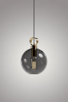 Atolye Store-Globe Sarkıt Mat Pirinç Füme 20-Avize-1-Milagron.com