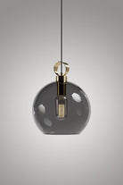 Atolye Store-Globe Sarkıt Mat Pirinç Füme-Avize-1-Milagron.com