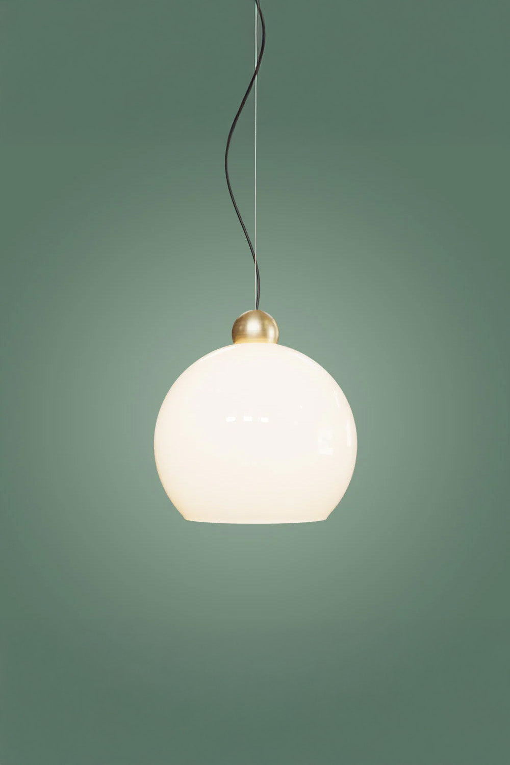 Atolye Store-Globe Sarkıt Mat Pirinç Parlak Beyaz-Avize-9-Milagron.com