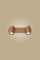 Atolye Store-İkili Lazer Spot Serisi / Mat Bakır-Aplik-1-Milagron.com