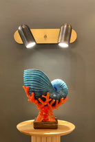 Atolye Store-İkili Lazer Spot Serisi / Mat Pirinç-Avize-7-Milagron.com