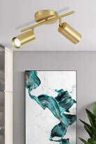 Atolye Store-Kovan Spot 2'li Mat Pirinç-Avize-3-Milagron.com