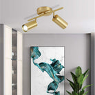 Atolye Store-Kovan Spot 4'lü Mat Pirinç-Avize-7-Milagron.com