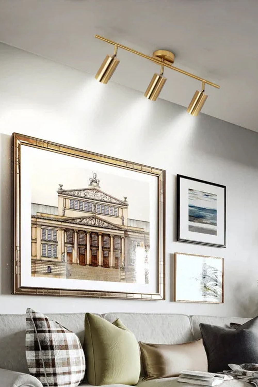 Atolye Store-Kovan Spot 4'lü Mat Pirinç-Avize-9-Milagron.com