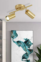 Atolye Store-Kovan Spot Tekli Mat Pirinç-Avize-5-Milagron.com