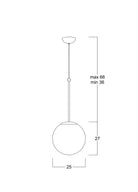 Atolye Store-Küre Sarkıt Opal-Avize-5-Milagron.com