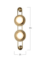 Atolye Store-Lima İkili Mermer Aplik-Aplik-4-Milagron.com