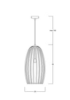 Atolye Store-Lungo Ahşap Sarkıt Serisi Model 2-Avize-9-Milagron.com