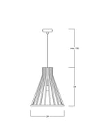 Atolye Store-Lungo Ahşap Sarkıt Serisi Model 4-Avize-8-Milagron.com