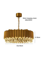 Atolye Store-Mızraklı Pirinç Eskitme Avize-Avize-4-Milagron.com