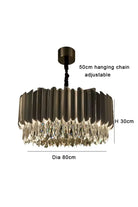 Atolye Store-Mızraklı Platin Siyah Avize-Avize-4-Milagron.com