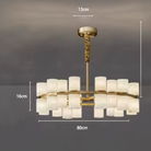 Atolye Store-Monaco Alabaster Yuvarlak Avize-Avize-8-Milagron.com