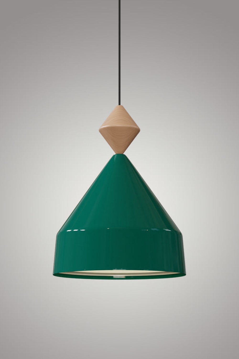 Atolye Store-Oba Konik Petrol Yeşili-Avize-1-Milagron.com