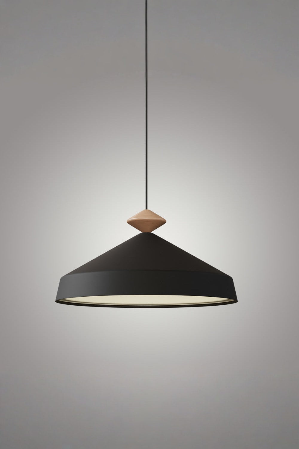 Atolye Store-Oba Yassı Gofrato Siyah-Avize-1-Milagron.com