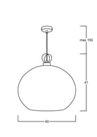 Atolye Store-Otto Cam Sarkıt Bal I-Avize-5-Milagron.com