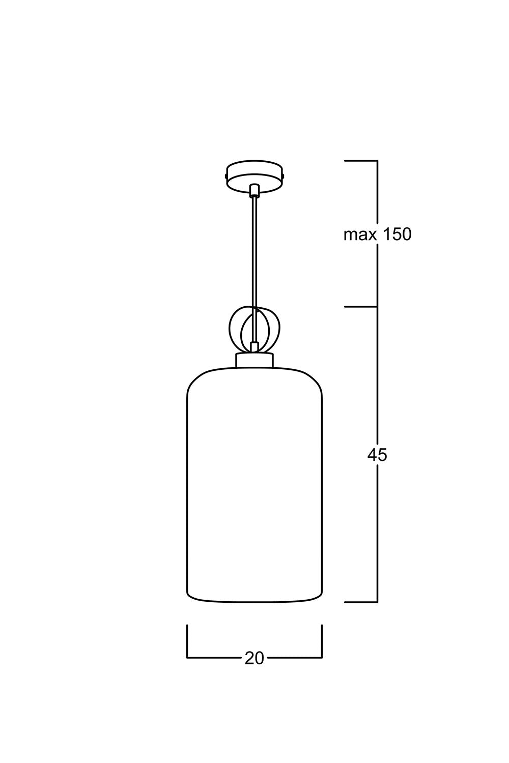 Atolye Store-Otto Cam Sarkıt Bal Iii-Avize-3-Milagron.com